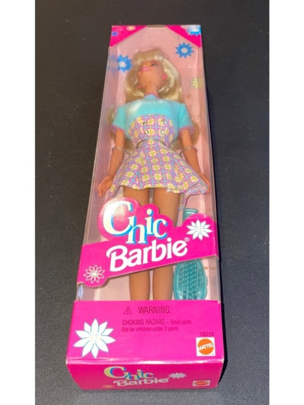 Chic Barbie Doll 1997 By Mattel In Original Box - Blonde Hair Floral Outfit Vint